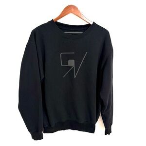 Grey Ven Graphic Crewneck Sweater Size Large